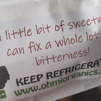 Oh Mi Organics - True story. - Chocolatiers & Shops Near Me - Saint Johns, Michigan