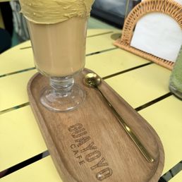 Pistachio latte