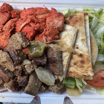Shaz Halal Food - Mix (Chicken and Lamb) Over Rice - Halal Near Me - Greensboro, North Carolina Shaz Halal Food - Mix (Chicken and Lamb) Over Rice - Halal Near Me - Greensboro, North Carolina