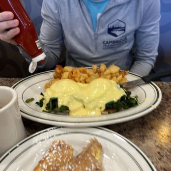 Hammersmith Family Restaraunt - a woman sitting at a table with a plate of food - Diners Near Me - Saugus, Massachusetts Hammersmith Family Restaraunt - a woman sitting at a table with a plate of food - Diners Near Me - Saugus, Massachusetts