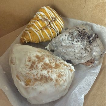 The Crafted Scone - Pumpkin Roll, Pumpkin Pecan, and Oreo :) - Coffee & Tea Near Me - Temecula, California
