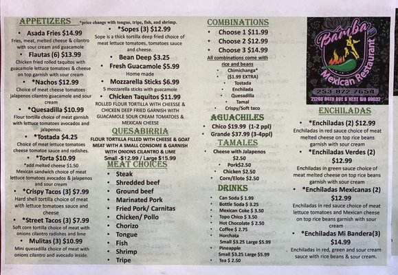 Menu photo 5 La Bamba Kent, WA Menu photo 5 La Bamba Kent, WA