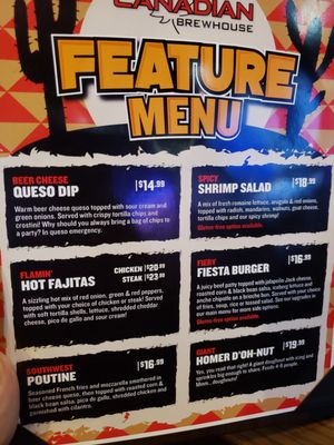 Menu photo 5 The Canadian Brewhouse Edmonton, AB
