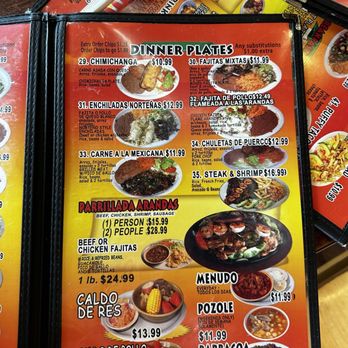 Taqueria Arandas - Menu - Mexican Near Me - San Antonio, Texas