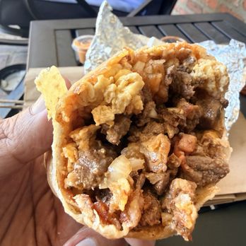 Taqueria Nopal - Xtra protein carna asada breakfast burrito. Filled with meat from the first to the last bite. - Caterers Near Me - Northridge , California Taqueria Nopal - Xtra protein carna asada breakfast burrito. Filled with meat from the first to the last bite. - Caterers Near Me - Northridge , California
