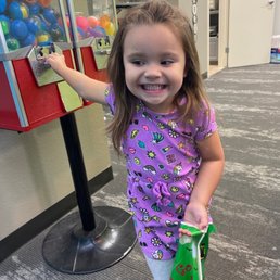 One happy girl