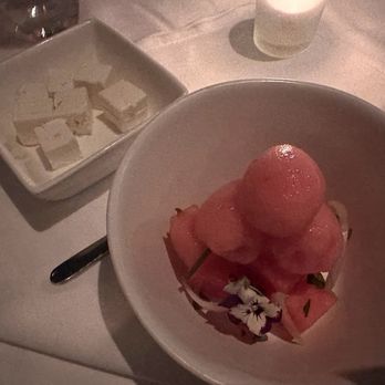 Kyma - Course 6: Watermelon, Feta (I asked for Feta on the side) - Greek Near Me - Atlanta, Georgia