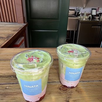 Hinata Sushi Kitchen - Strawberry Matcha Latte - Japanese Near Me - Hayward, California Hinata Sushi Kitchen - Strawberry Matcha Latte - Japanese Near Me - Hayward, California