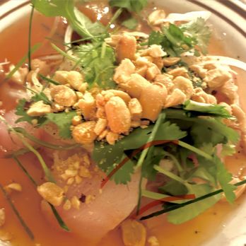 Sao - Aged Hamachi Crudo w/coconut lime, fish sauce & peanuts - so fresh & delicious!! - Seafood Near Me - Philadelphia, Pennsylvania Sao - Aged Hamachi Crudo w/coconut lime, fish sauce & peanuts - so fresh & delicious!! - Seafood Near Me - Philadelphia, Pennsylvania