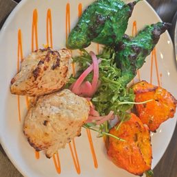 Trio of Chicken Tikka Trio of Chicken Tikka