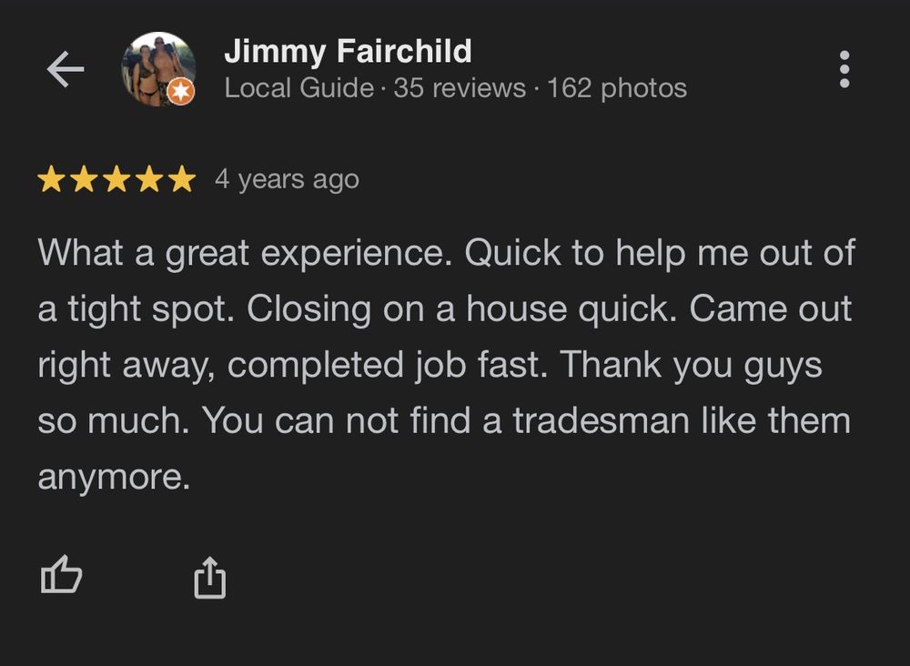 Slide of E Voges Plumbing & Heating