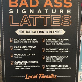 Bad Ass Coffee of Hawaii - Signature Lattes - Coffee & Tea Near Me - Alexandria, Virginia