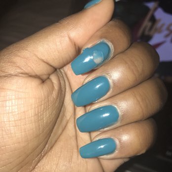 The Retreat Nails and Spa - Second day nails. It's a no for me dawg. - Nail Salons Near Me - Bellaire, Texas The Retreat Nails and Spa - Second day nails. It's a no for me dawg. - Nail Salons Near Me - Bellaire, Texas