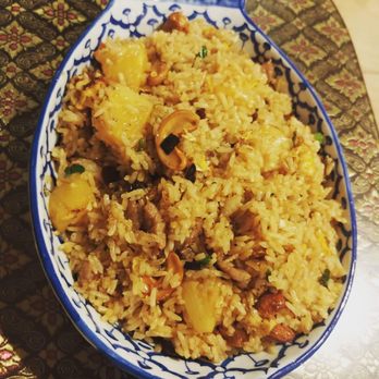 Thai Taste - Pineapple fried rice with shrimps - Thai Near Me - Spartanburg, South Carolina Thai Taste - Pineapple fried rice with shrimps - Thai Near Me - Spartanburg, South Carolina