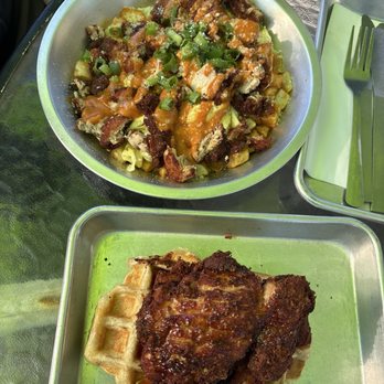 Black Bart's Brunch - hash dish and chicken and waffles - Breakfast & Brunch Near Me - Pagosa Springs, Colorado Black Bart's Brunch - hash dish and chicken and waffles - Breakfast & Brunch Near Me - Pagosa Springs, Colorado