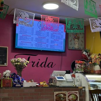 Frida Taqueria - Ordering counter and menu board. - Tacos Near Me - Waipahu, Hawaii