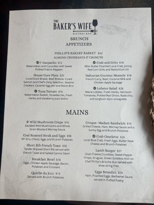 Menu photo 8 Baker's Wife Bistro Hampton, VA Menu photo 8 Baker's Wife Bistro Hampton, VA