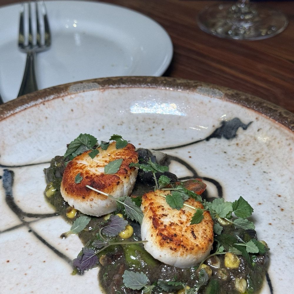 Foraged. A Hyper Seasonal Eatery - Wild Chesapeake bay scallops - New American Near Me - Baltimore, Maryland Foraged. A Hyper Seasonal Eatery - Wild Chesapeake bay scallops - New American Near Me - Baltimore, Maryland