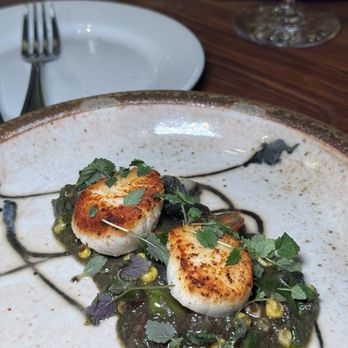 Foraged. A Hyper Seasonal Eatery - Wild Chesapeake bay scallops - New American Near Me - Baltimore, Maryland Foraged. A Hyper Seasonal Eatery - Wild Chesapeake bay scallops - New American Near Me - Baltimore, Maryland