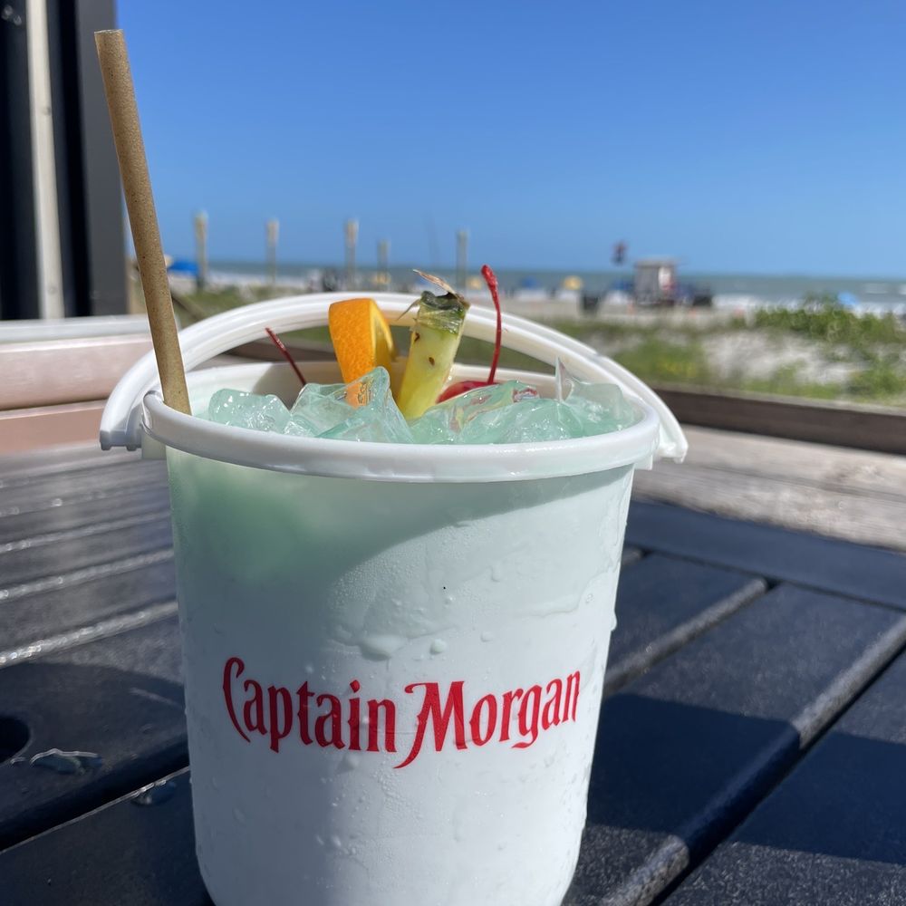 Coconuts On The Beach - Blue Lagoon Bucket - Bars Near Me - Cocoa Beach, Florida Coconuts On The Beach - Blue Lagoon Bucket - Bars Near Me - Cocoa Beach, Florida