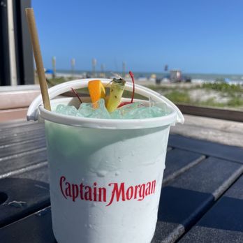 Coconuts On The Beach - Blue Lagoon Bucket - Bars Near Me - Cocoa Beach, Florida Coconuts On The Beach - Blue Lagoon Bucket - Bars Near Me - Cocoa Beach, Florida
