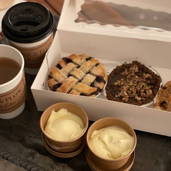 Fork And Plow - Delicious desserts - pie  flight and lavender ice cream - Pick Your Own Farms Near Me - Aguanga, California