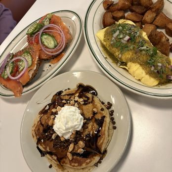 The Hayden - Bagel &Lox Barbacoa Omelet chocolate Turtle pancake - Diners Near Me - San Antonio, Texas The Hayden - Bagel &Lox Barbacoa Omelet chocolate Turtle pancake - Diners Near Me - San Antonio, Texas