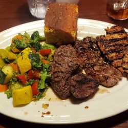 Jimmy's Tavern & Grill - Tavern mixed grill with steamed vegetables