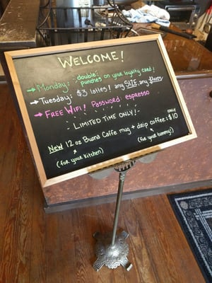 Menu photo 7 Buona Caffe Artisan Roasted Coffee Augusta, GA