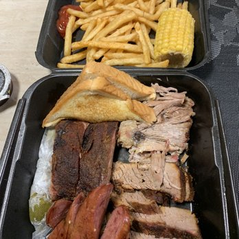 RibCrib BBQ - ribs, french fries, corn on the cob - Barbeque Near Me - Wichita Falls, Texas