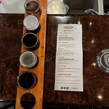 Brewyard Beer Company - Beer flight - Brewpubs Near Me - Glendale, California Brewyard Beer Company - Beer flight - Brewpubs Near Me - Glendale, California