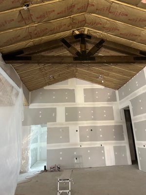 Wedding Venue - Drywall project at a wedding venue!