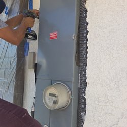 Danny Express General Contractor - Patch stuco round new panel breaker ready for city inpection