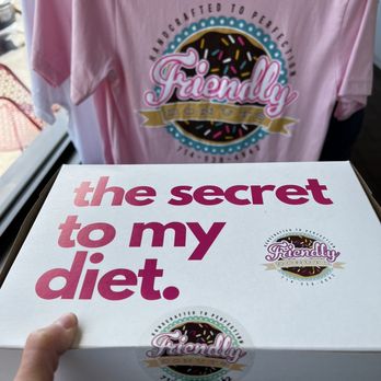 Friendly Donuts - "The secret to my diet" - Donuts Near Me - Orange, California Friendly Donuts - "The secret to my diet" - Donuts Near Me - Orange, California