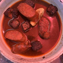 Salty Joe's BBQ Shop - Pork belly & Sausage
