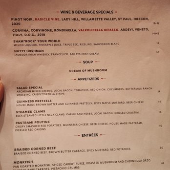 Crew - Menu - New American Near Me - Poughkeepsie, New York