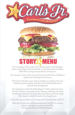 Menu photo 2 Carl's Jr Lodi, CA