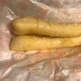 Hair cooked inside bread