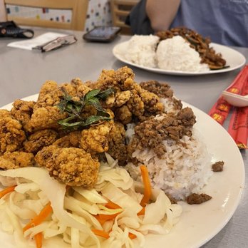 Jumbo Jumbo Cafe - Taiwanese Chicken with Pork on Rice [5/5] - Taiwanese Near Me - College Park, Maryland