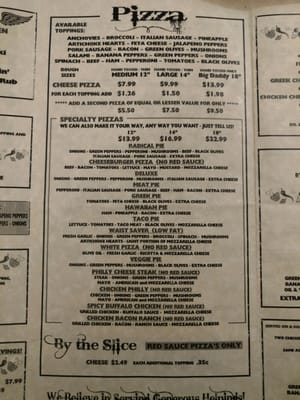 Menu photo 3 Pebble Creek Pizza Greenville, SC