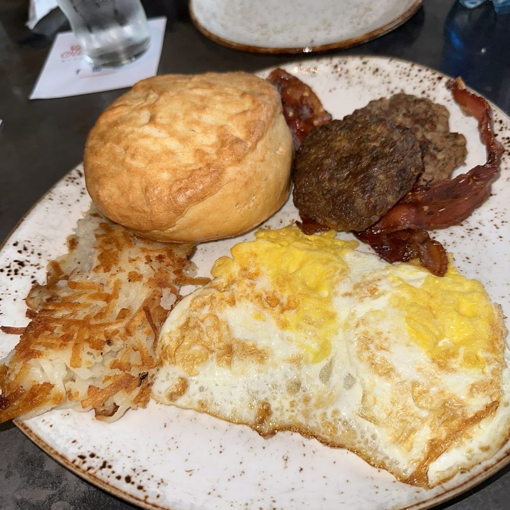 State Fare Kitchen & Bar - State Fare Breakfast Plate - New American Near Me - Houston, Texas State Fare Kitchen & Bar - State Fare Breakfast Plate - New American Near Me - Houston, Texas