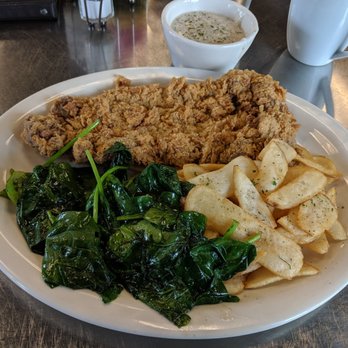 Jamie's Cafe - My chicken fried steak with substitutions! - Cafes Near Me - Elk Grove, California