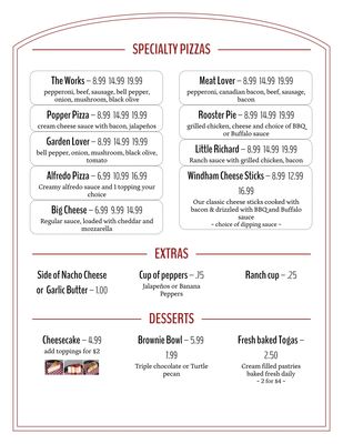 Menu photo 3 Darner Pizza Baird, TX