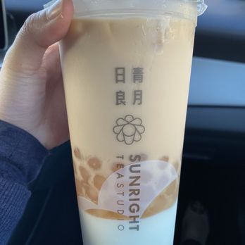 Sunright Tea Studio - Sunnyvale - Cream pudding milk tea with honey boba - Bubble Tea Near Me - Sunnyvale, California Sunright Tea Studio - Sunnyvale - Cream pudding milk tea with honey boba - Bubble Tea Near Me - Sunnyvale, California