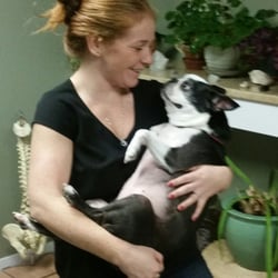 Mountain Meadow Chiropractic - Dr. Erin adjusting my pup Lilo!