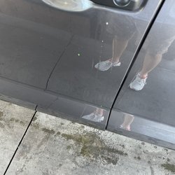 Crystal Springs Car Wash - Coming out of the door handle. This place is a joke