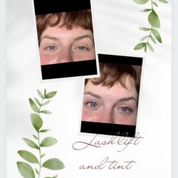The Wax Room - Lash lift and tint before and after