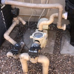 Arizona Pool & Pond Company - New pump , technician cleared up old pipes I didn't need .
