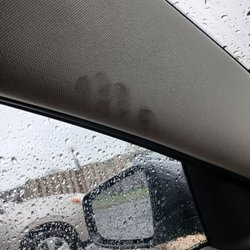 Auto Perfection Racine - This greasy hand print was left on my interior when I brought my car to Auto Perfection.