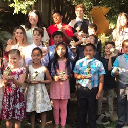 Vivian's Piano Lessons - Trophy group photo for the Annual Piano Recital